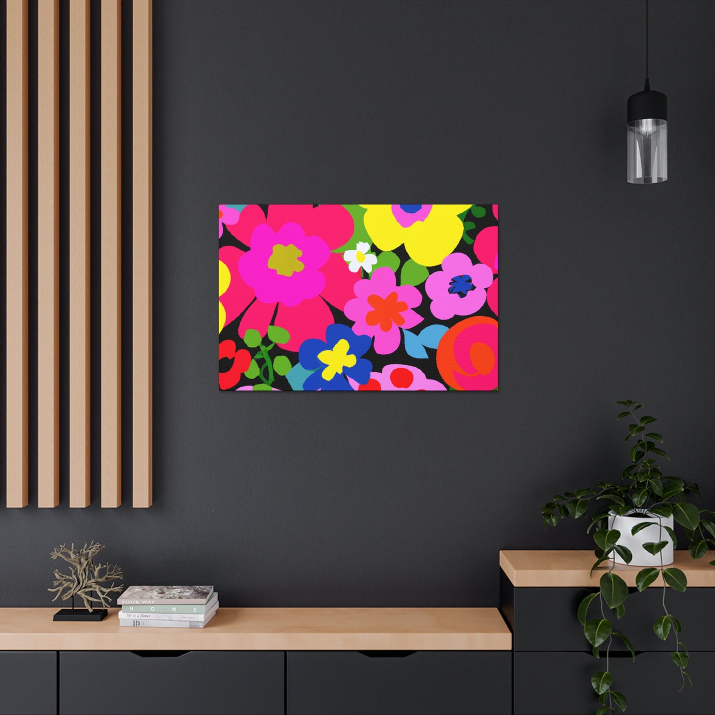 Floral Fusion: Floral Canvas