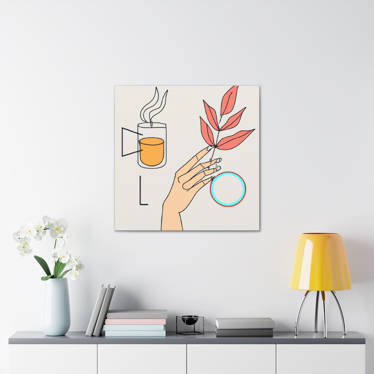 Modern Soft Tones - Minimalism - Canvas