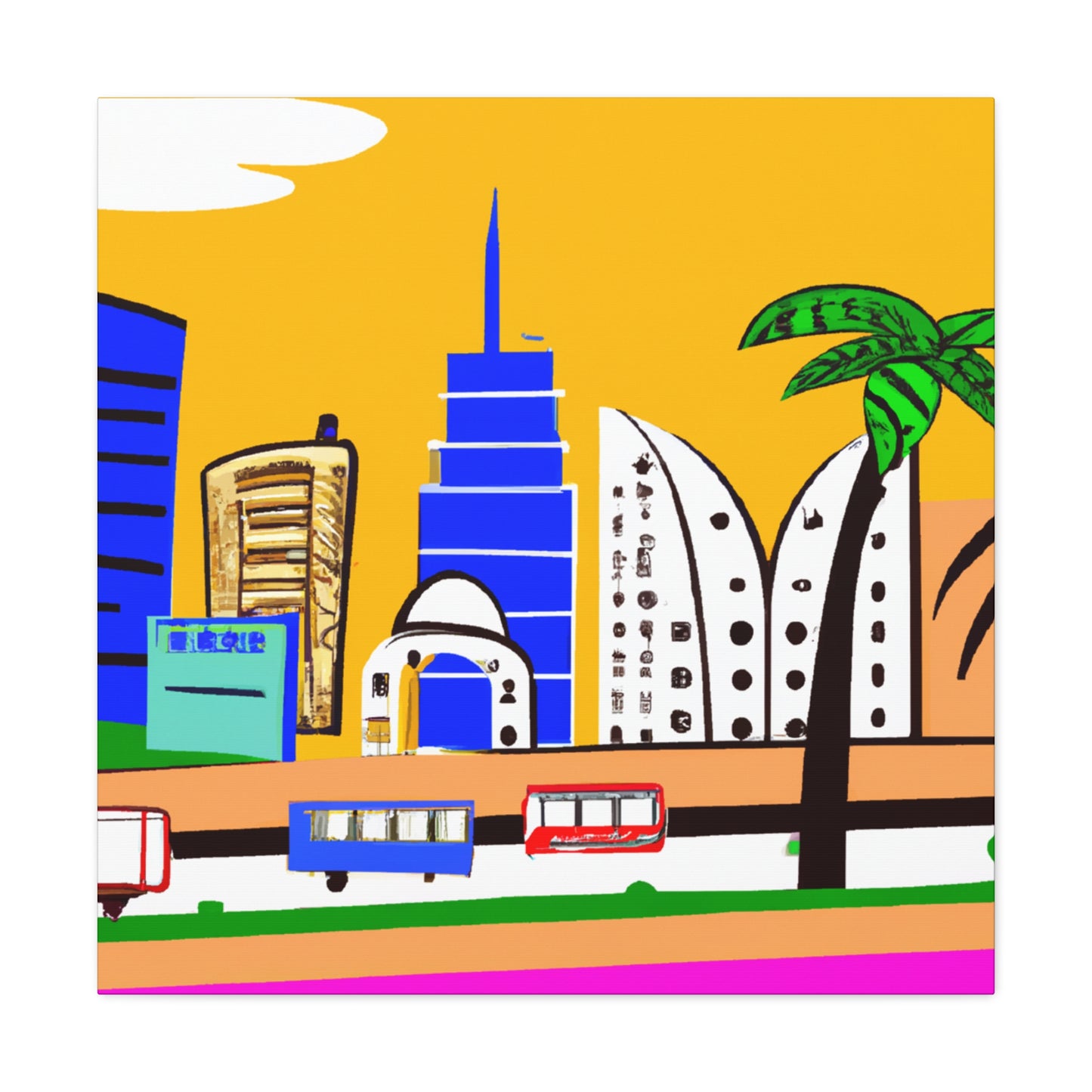 Fauziya - Middle East - Canvas