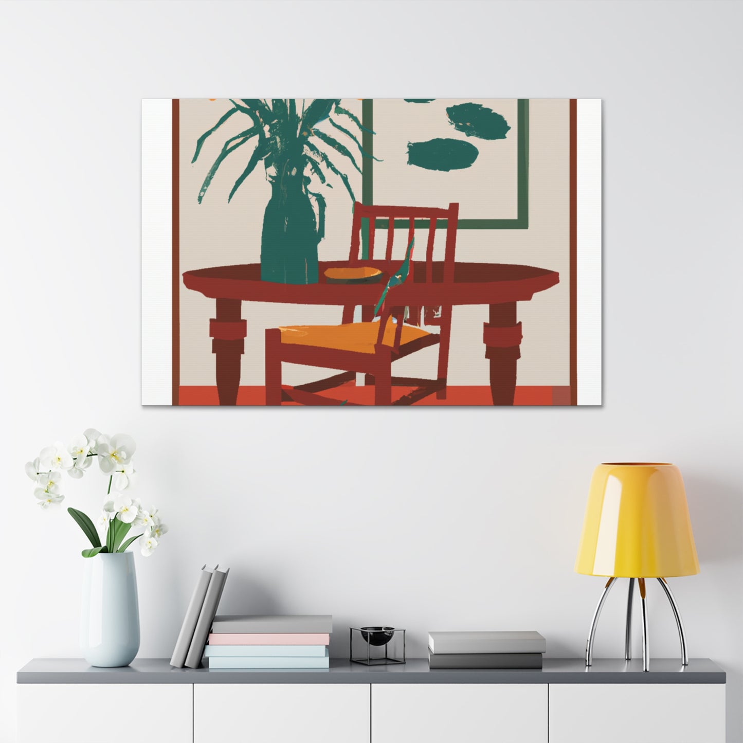 Swirlhorn - Midcentury Canvas