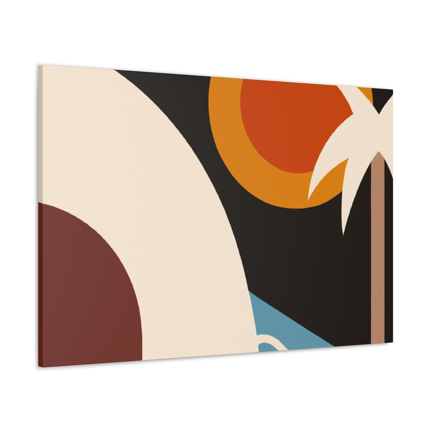 Night Glow - Midcentury Canvas