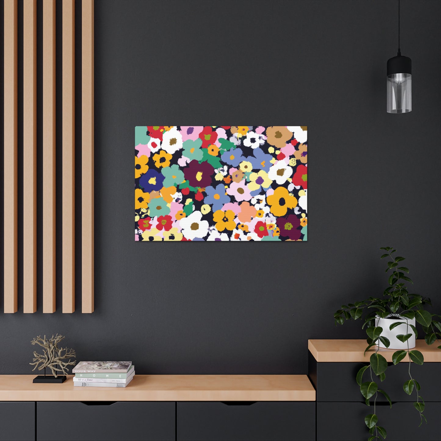 Petal Symphony - Floral Canvas