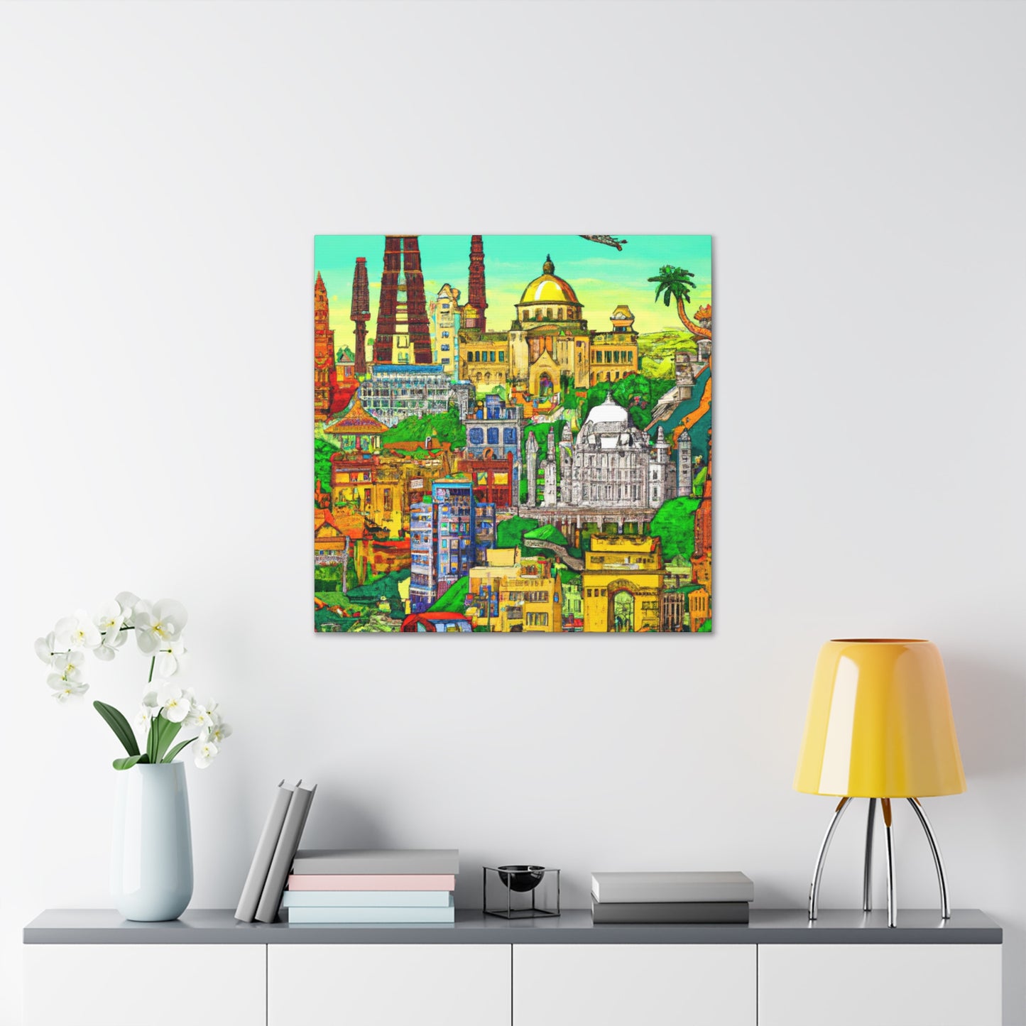 New Delhi - Destination India - Canvas