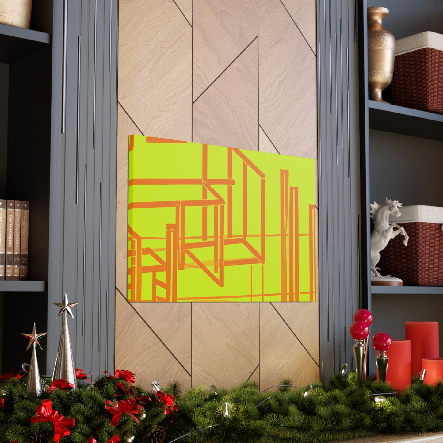 Neon Structure - Canvas - Architectural