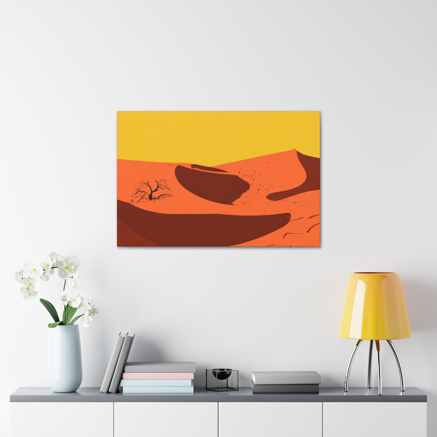 Retro Revival - Vintage Contempoary - Desert - Canvas
