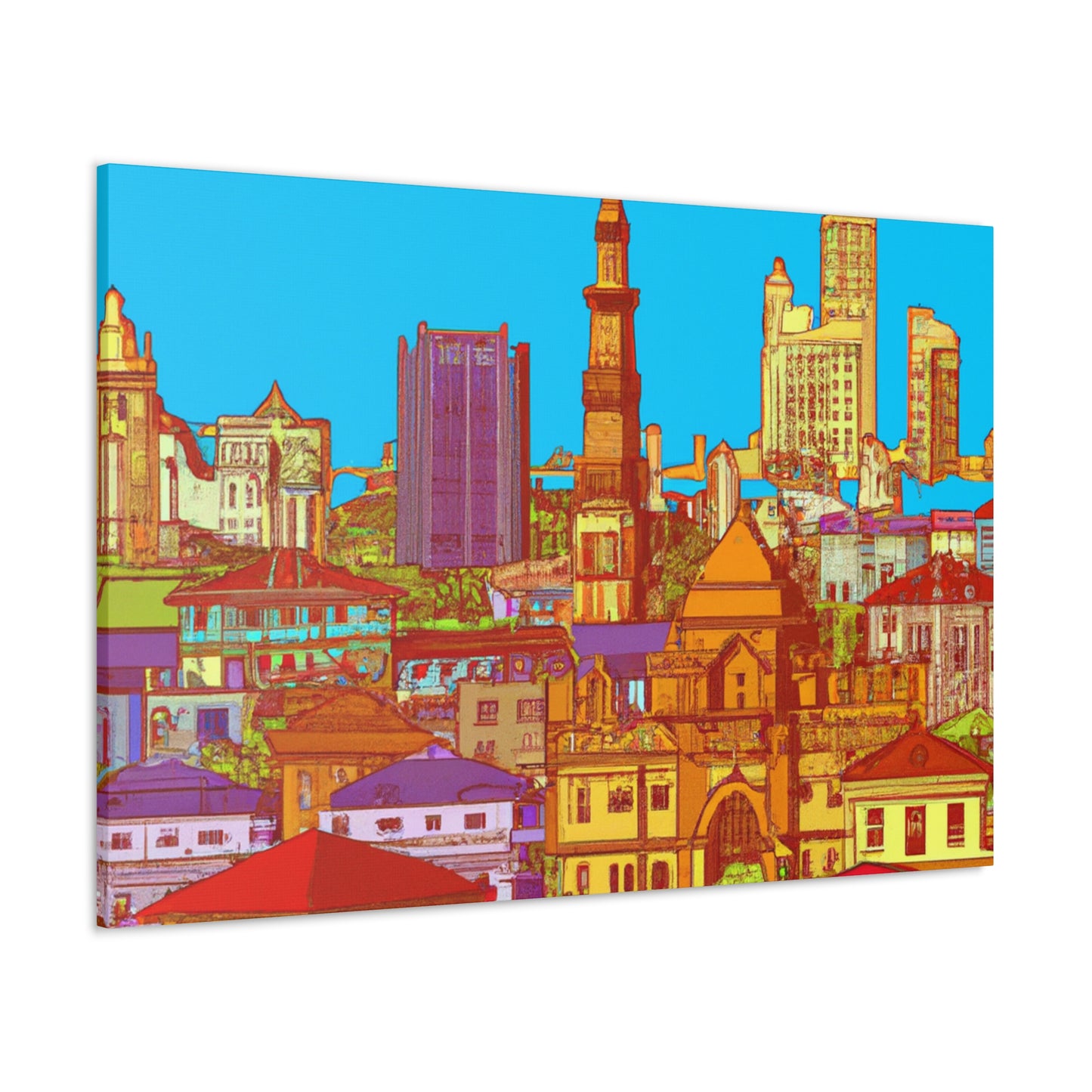 Namaste Delhi - Destination India - Canvas