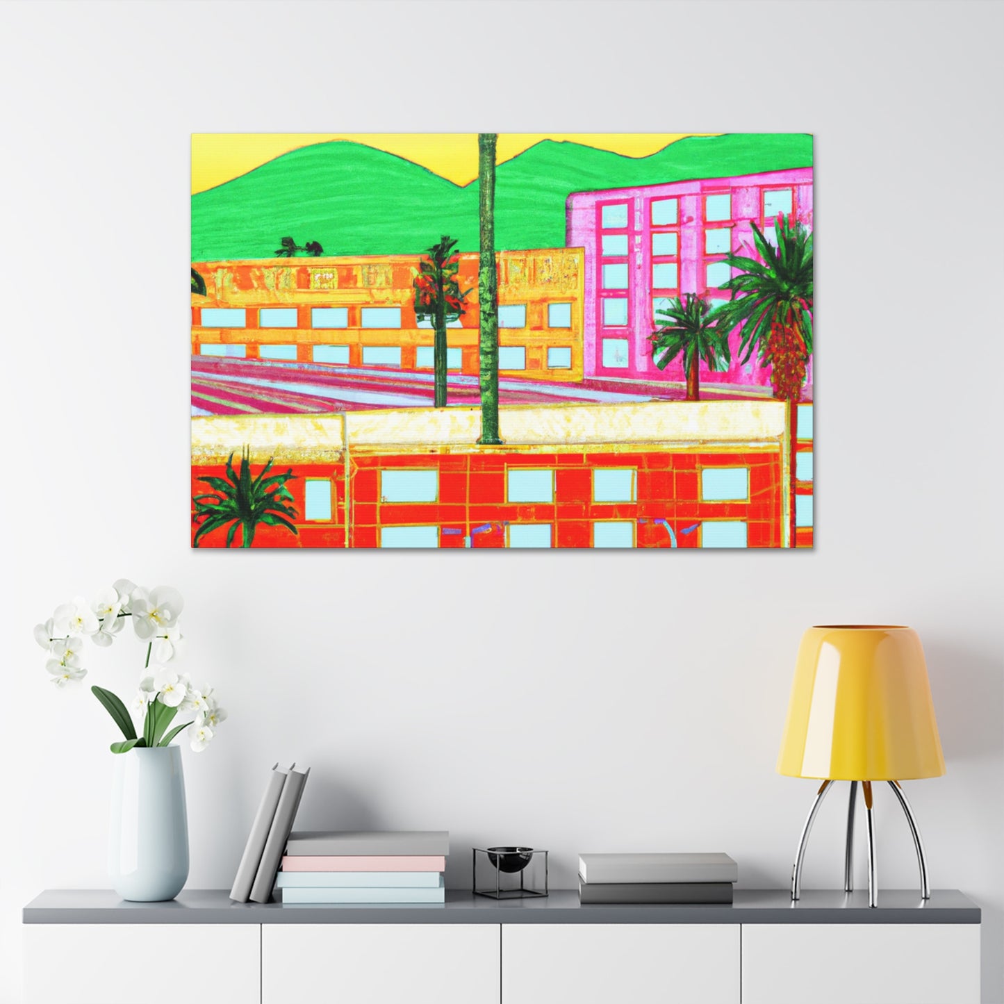 Sahara Splendor - Architectural - Canvas