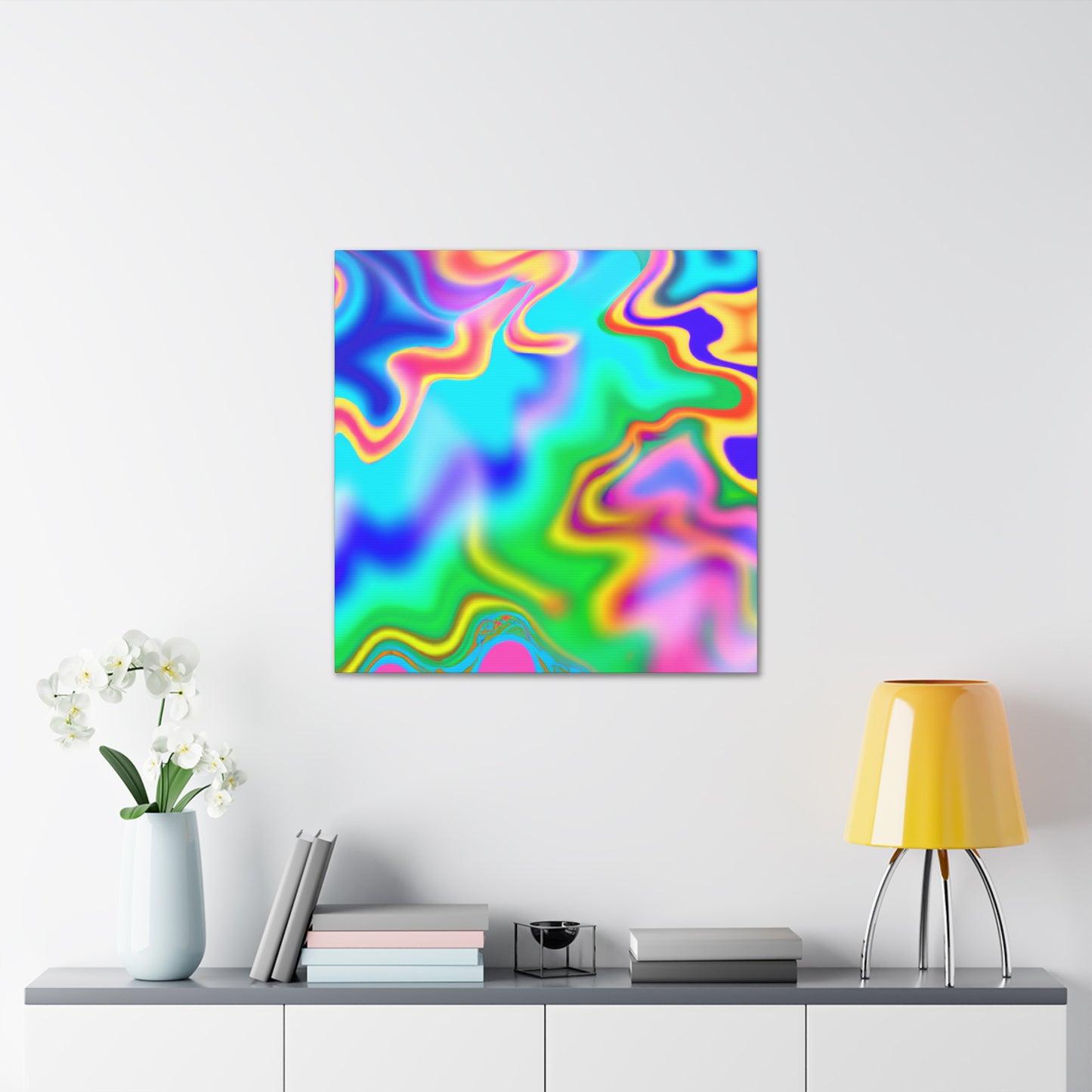 Dolphin's Breath - Abstract - Canvas