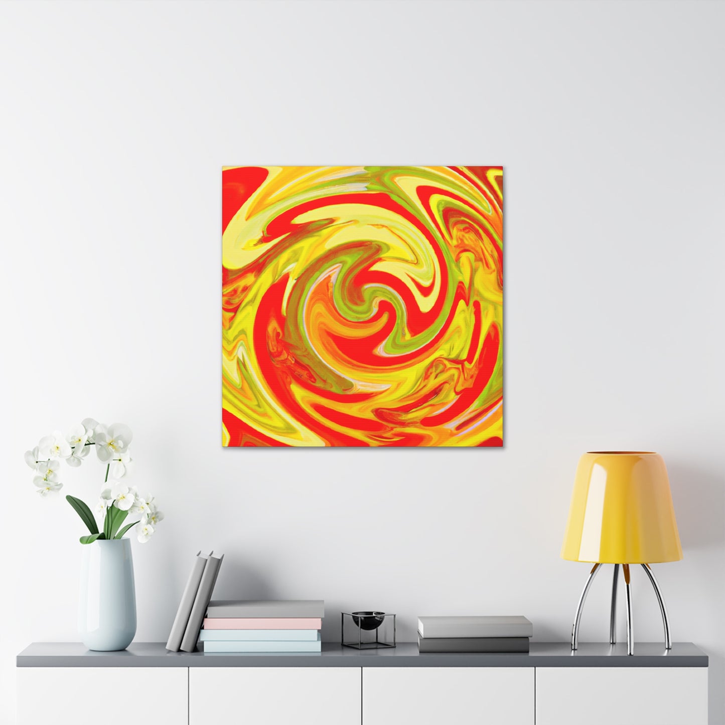 Oceanic Peacock - Abstract - Canvas