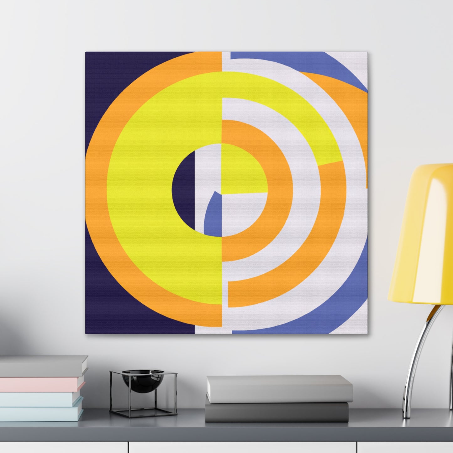 Collision of Color - Midcentury - Canvas
