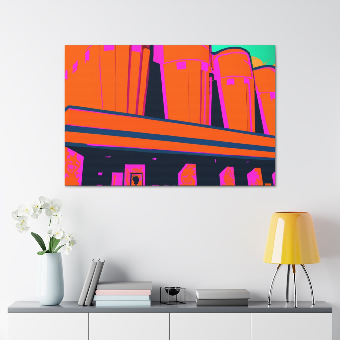 Fantasia's Orange Fifties! - Canvas - Pop Art