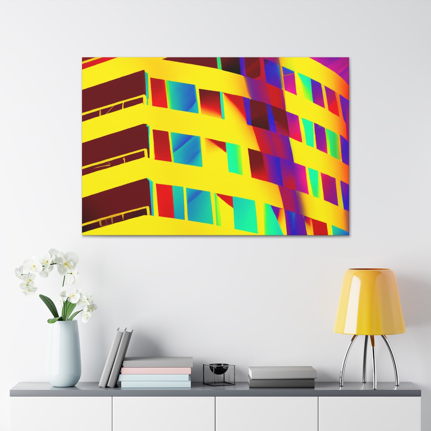 Majestic - Architectural Canvas Pop Art