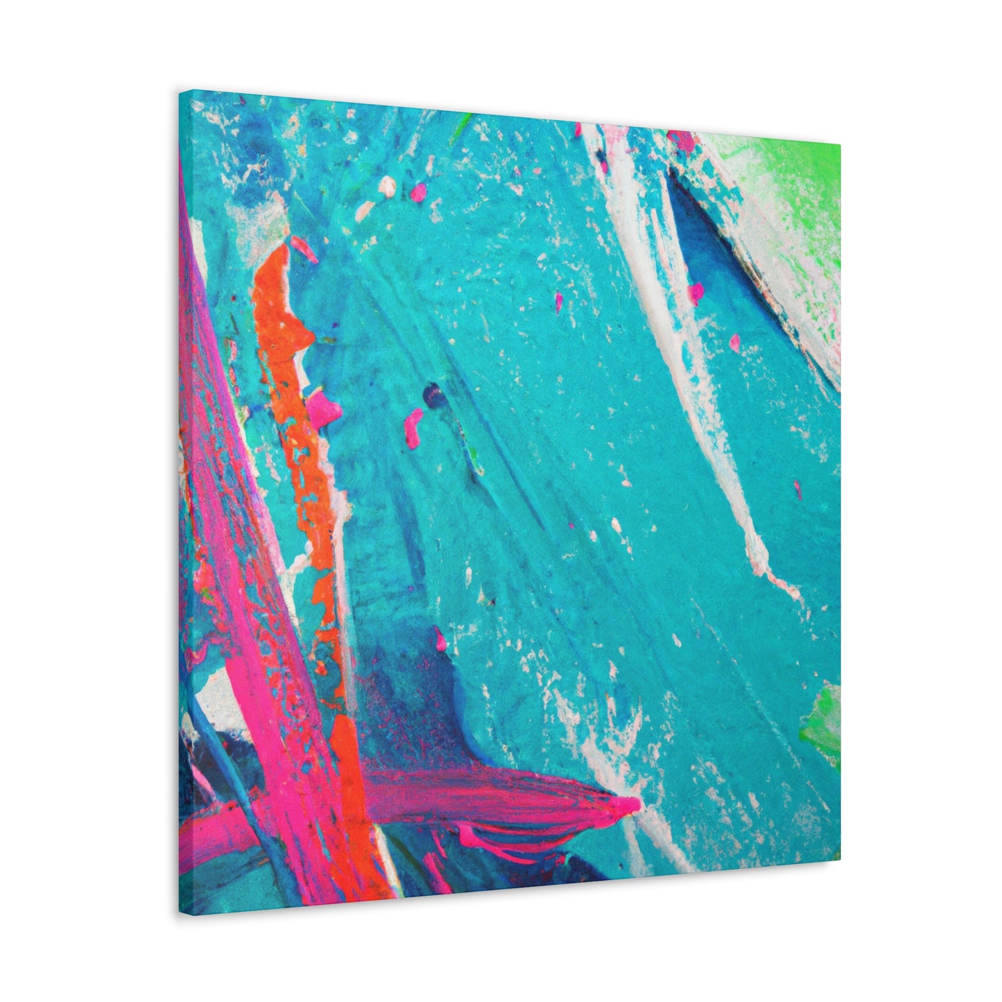 Aqua Lung- Abstract Canvas