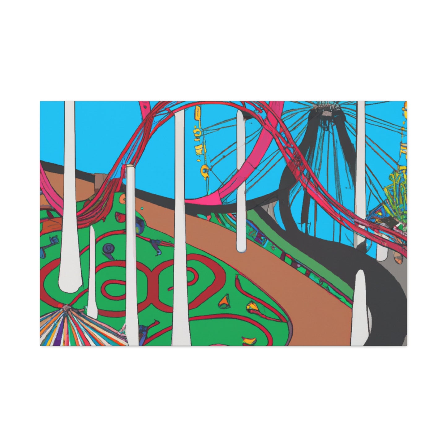 Double Rainbow - Amusement - Canvas