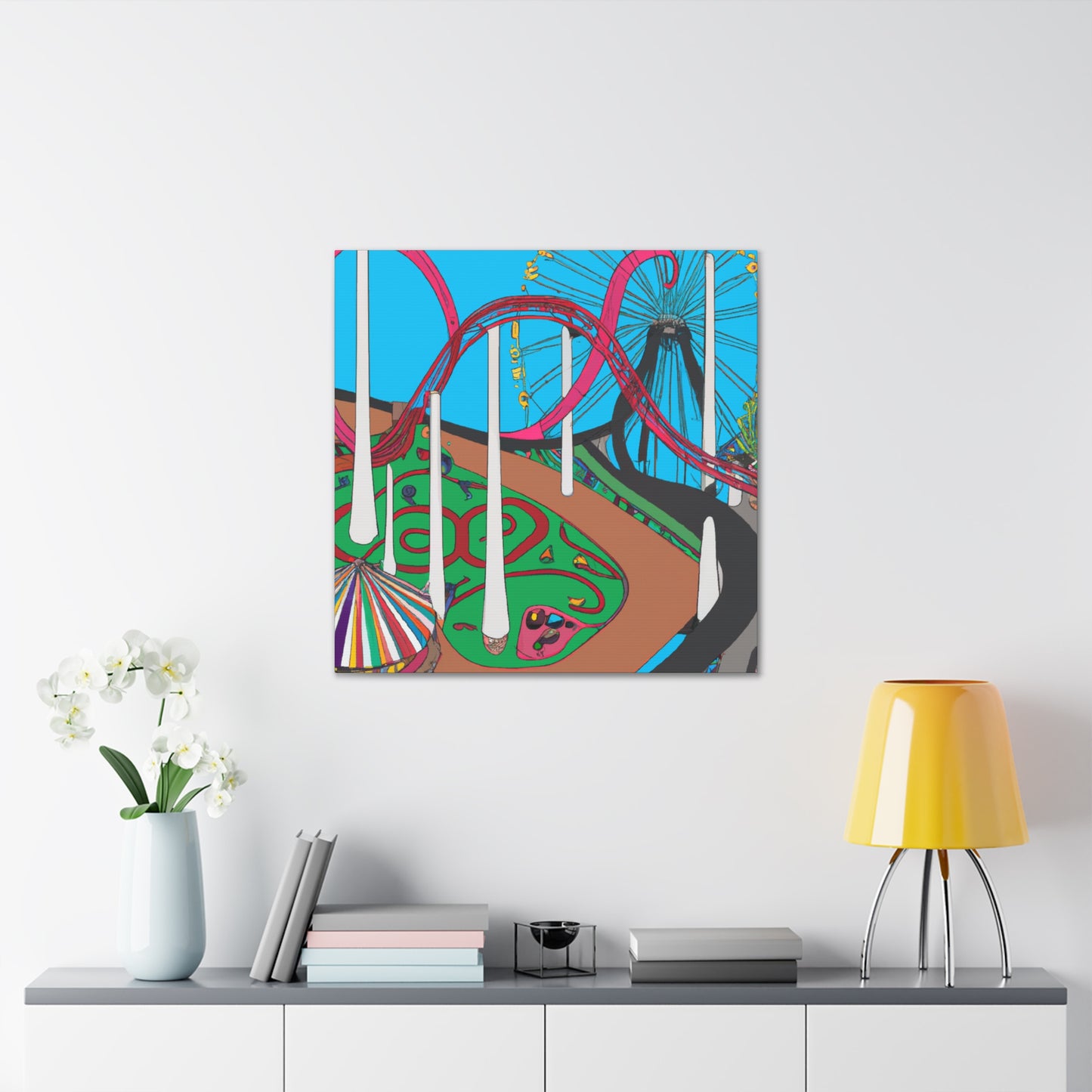 Double Rainbow - Amusement - Canvas