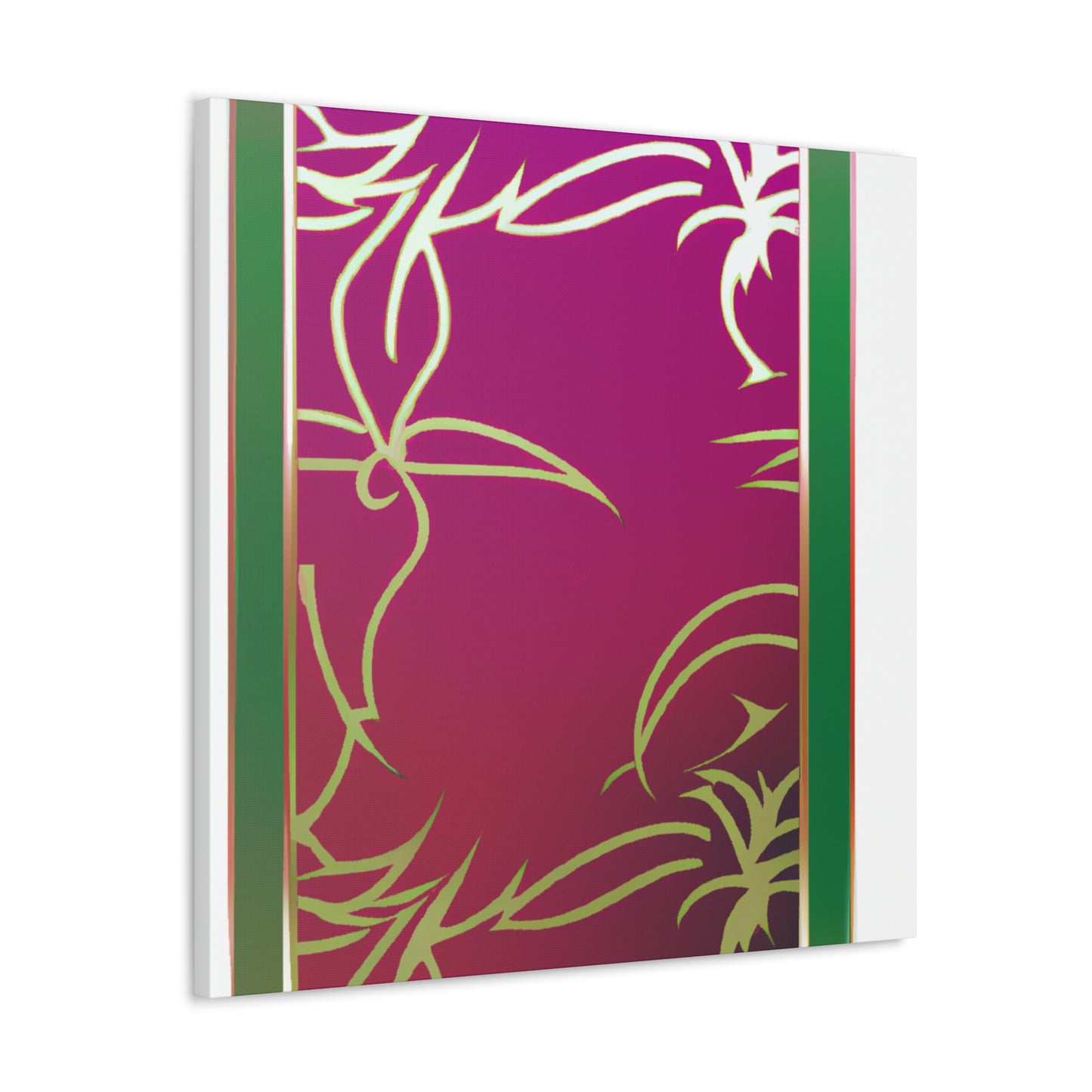 Pink Panel - Glass Canvas
