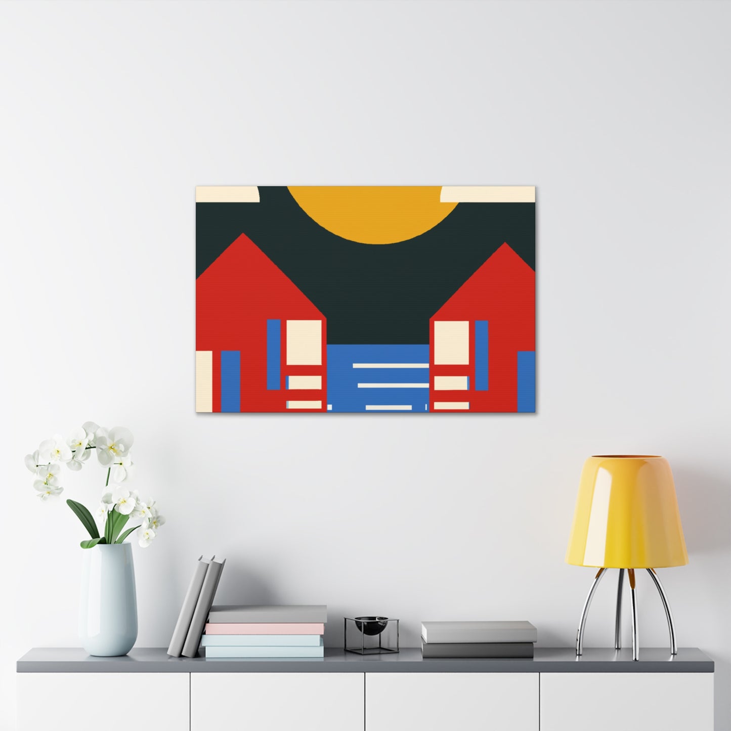Fuzzy Coronation - Midcentury - Canvas