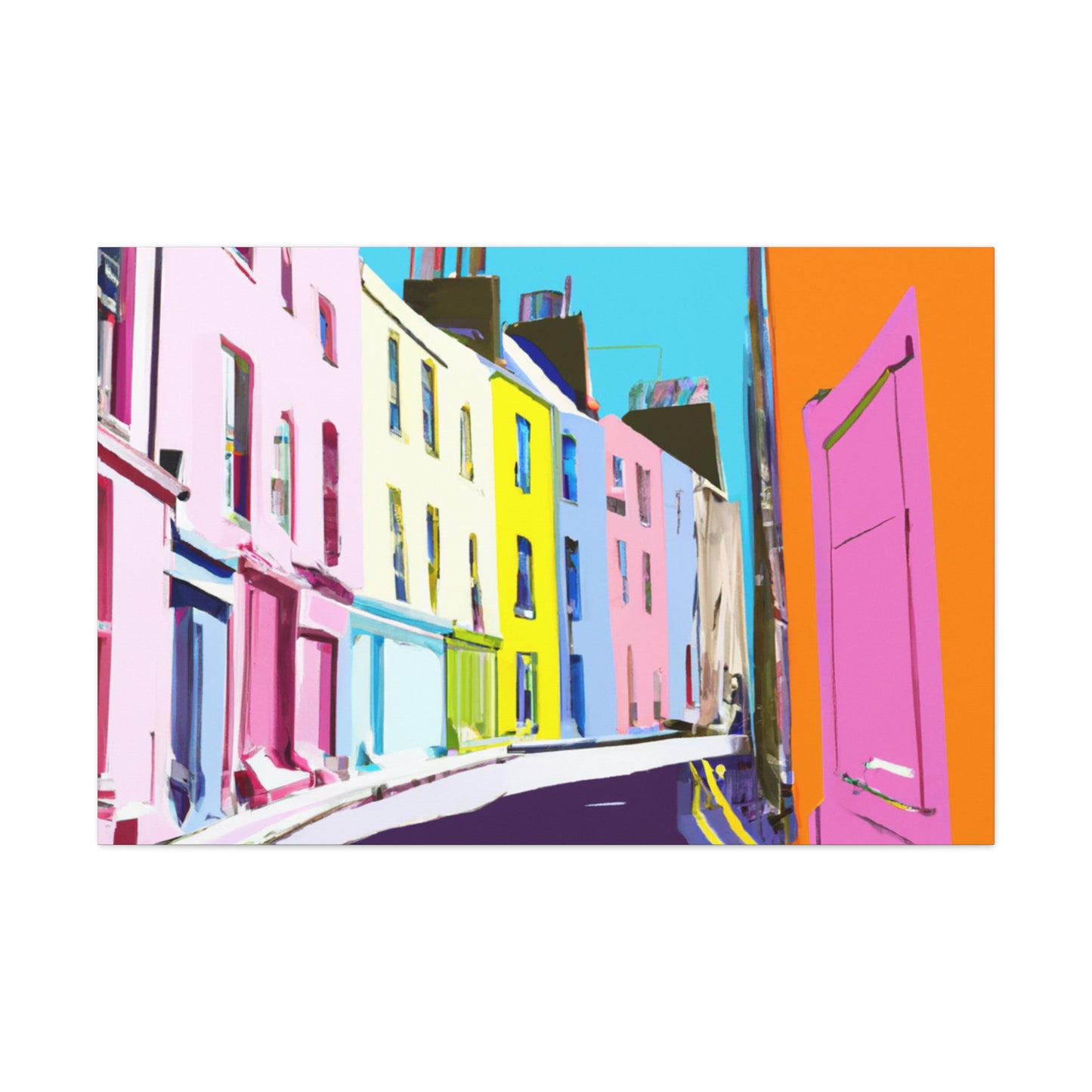 Magnolia City - New Orleans - Architectural - Canvas