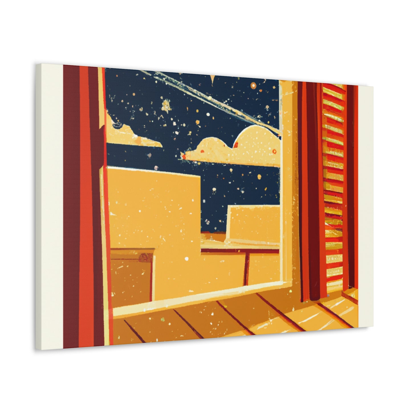 Shudder - Midcentury Canvas