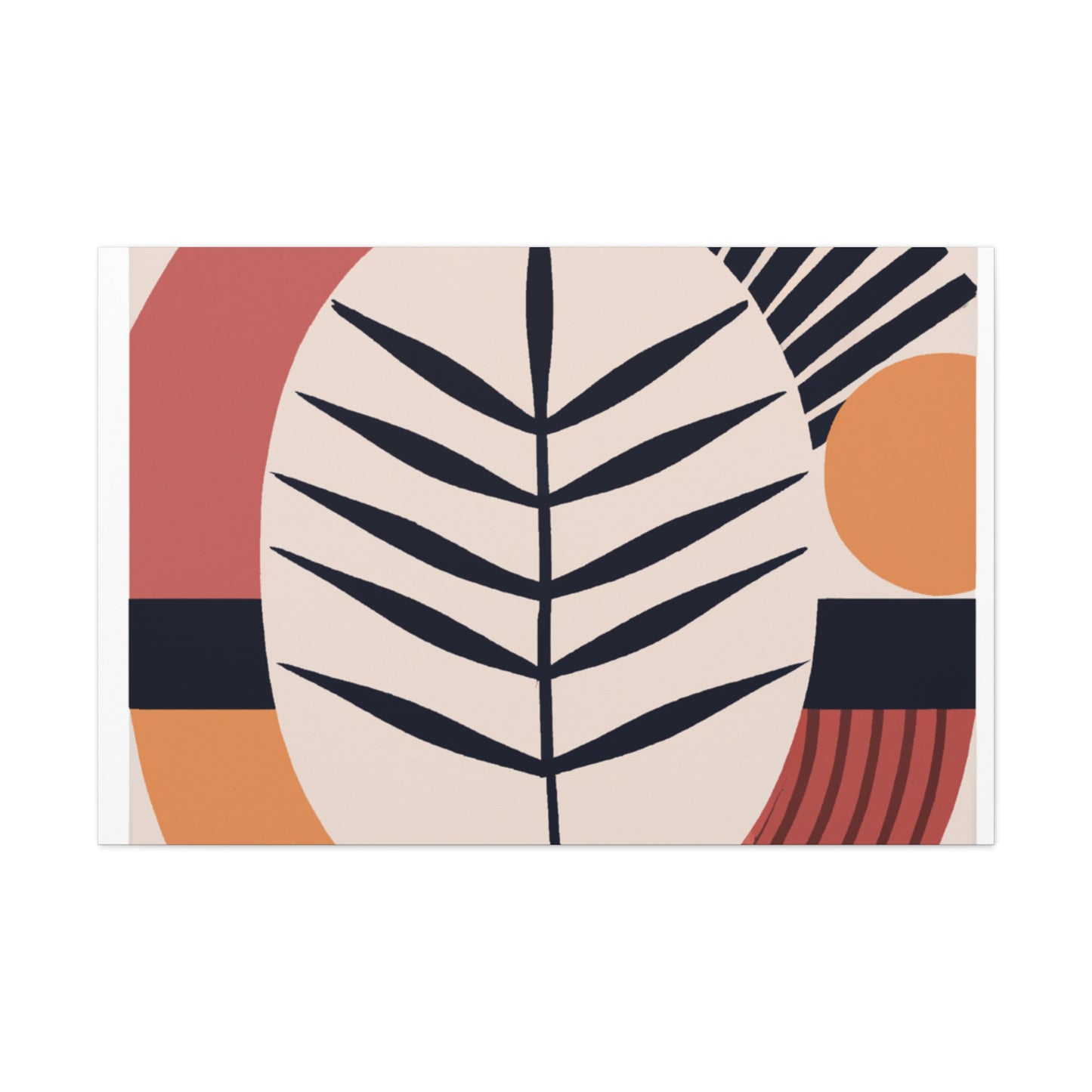 Leafy Slothion - Midcentury Canvas
