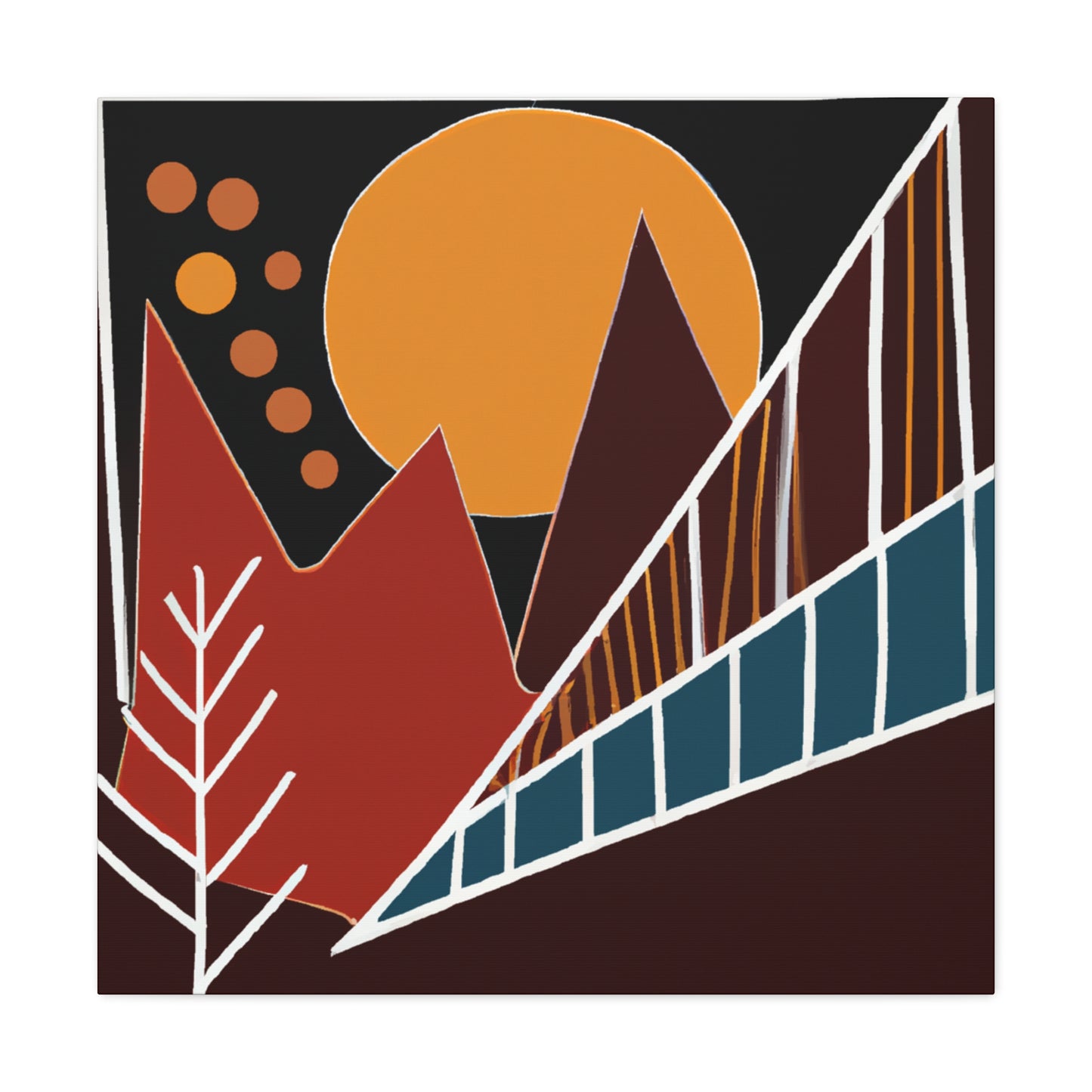 Dreamscape- Midcentury - Canvas