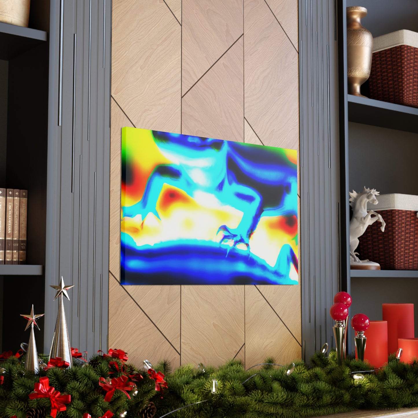 Lemonburst Lynx - Canvas - Abstract