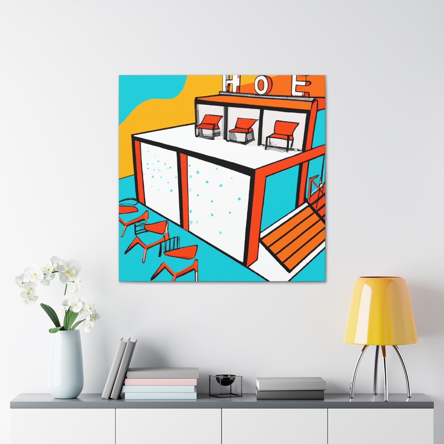 "Soundscape Journey - Midcentury" - Canvas - Pop Art