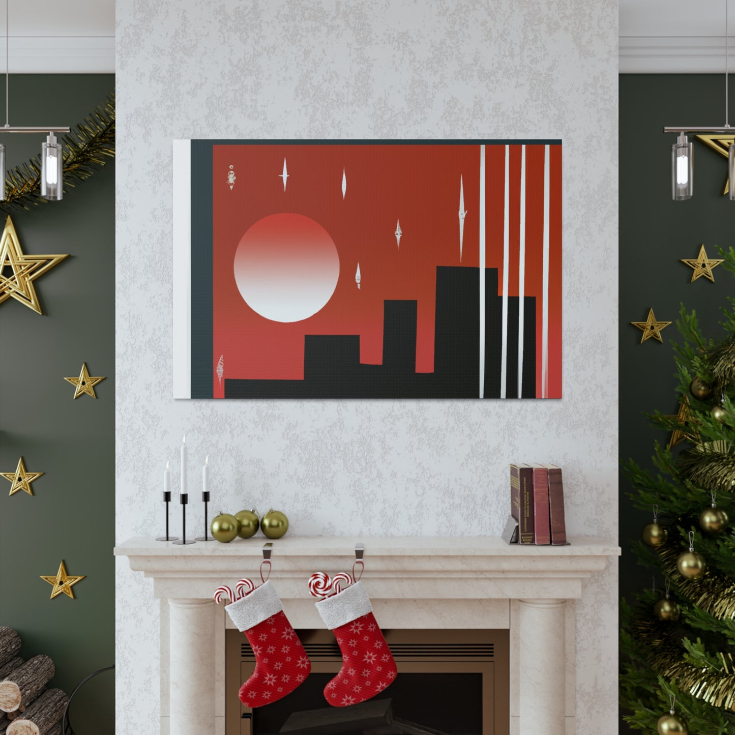 City Of Dreams - Midcentury Canvas