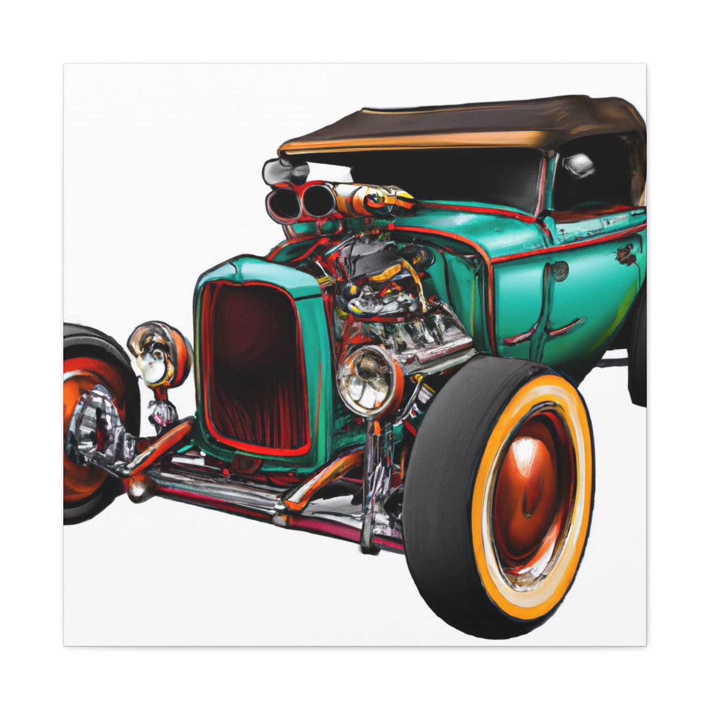 Vintage Vanguard - Automobile - Canvas