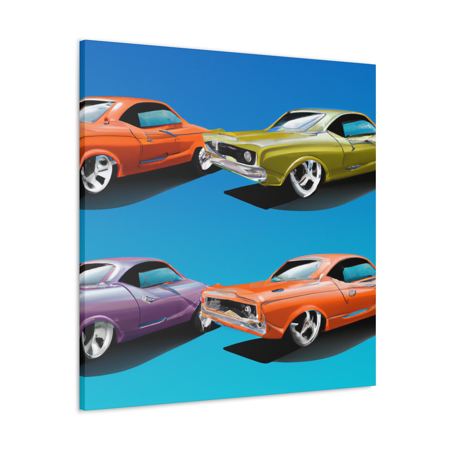 Blue Streak - Automobile - Canvas
