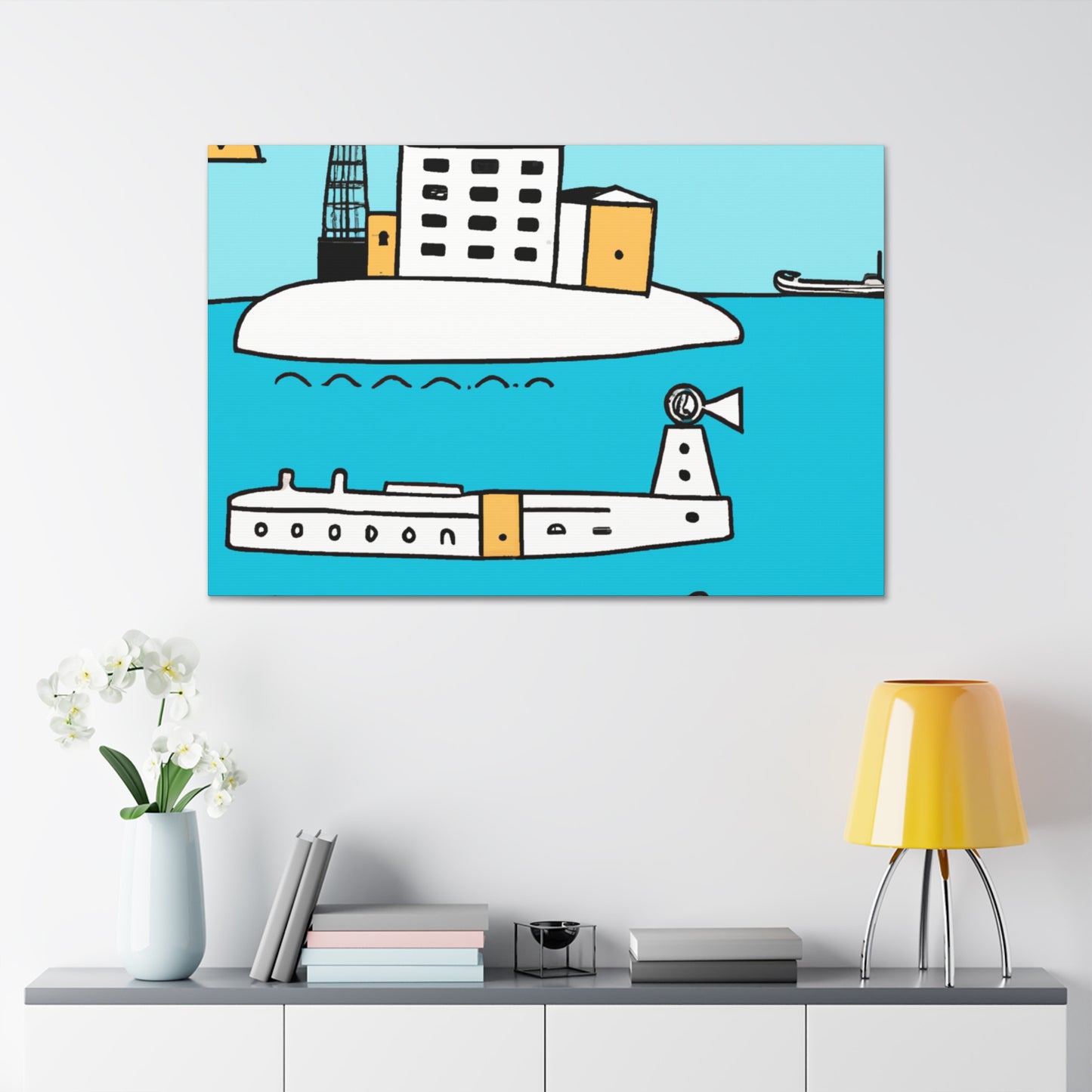 City Island - Minimalism - Canvas