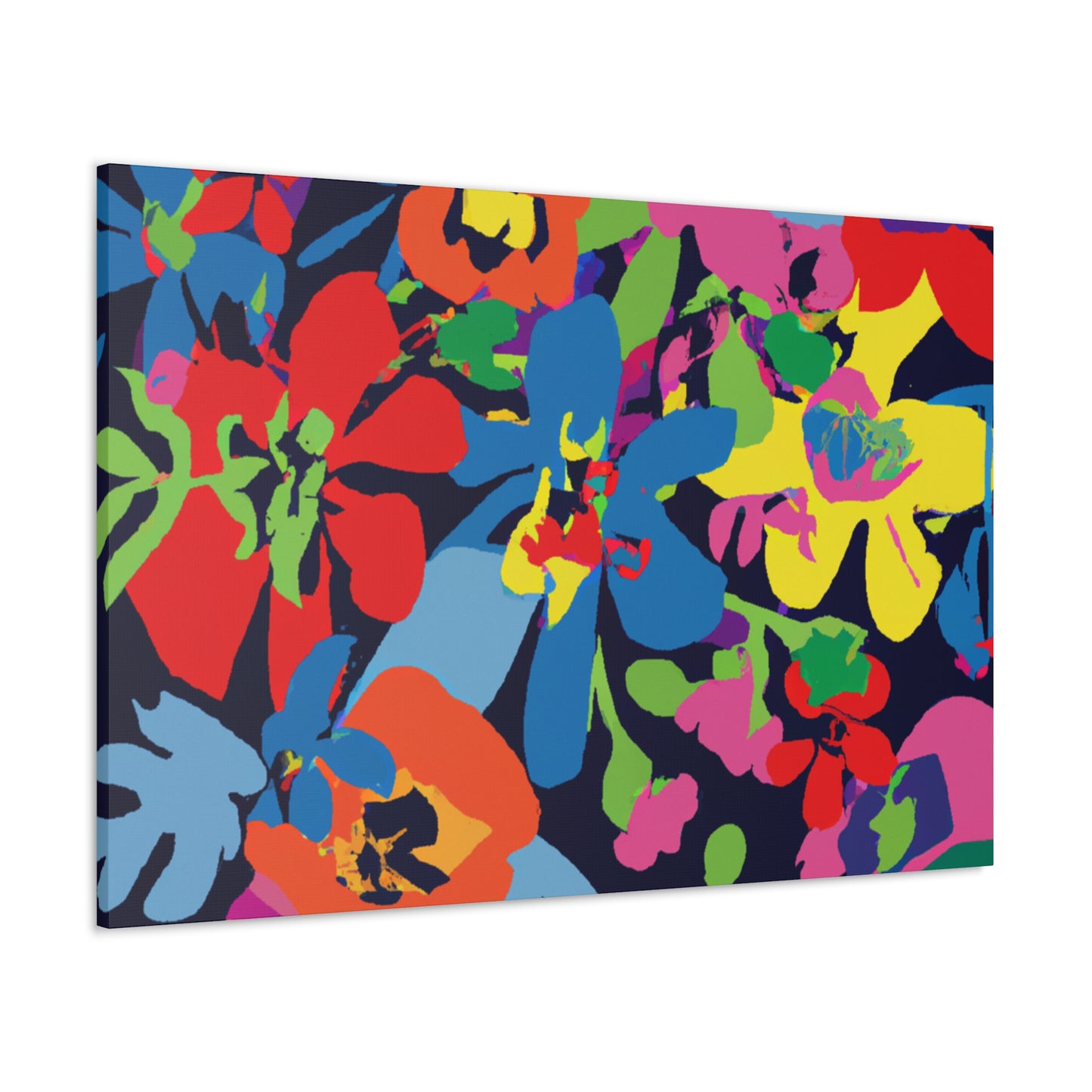 Flower Power Petal Push: - Floral Canvas