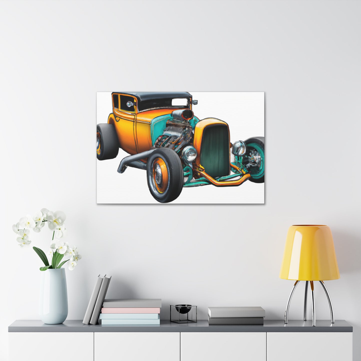 Vintage Burner - Automobile - Canvas