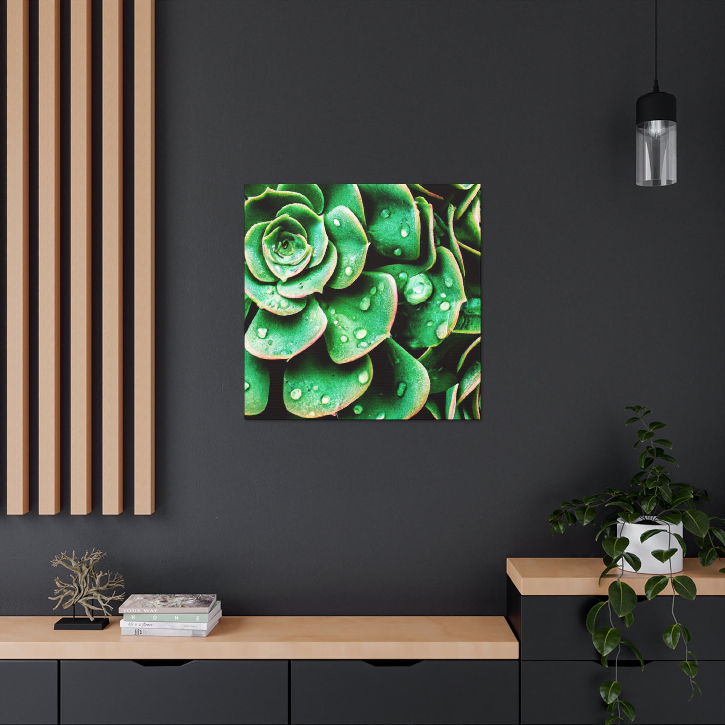 "Garden Splendor" - Canvas - Succulent