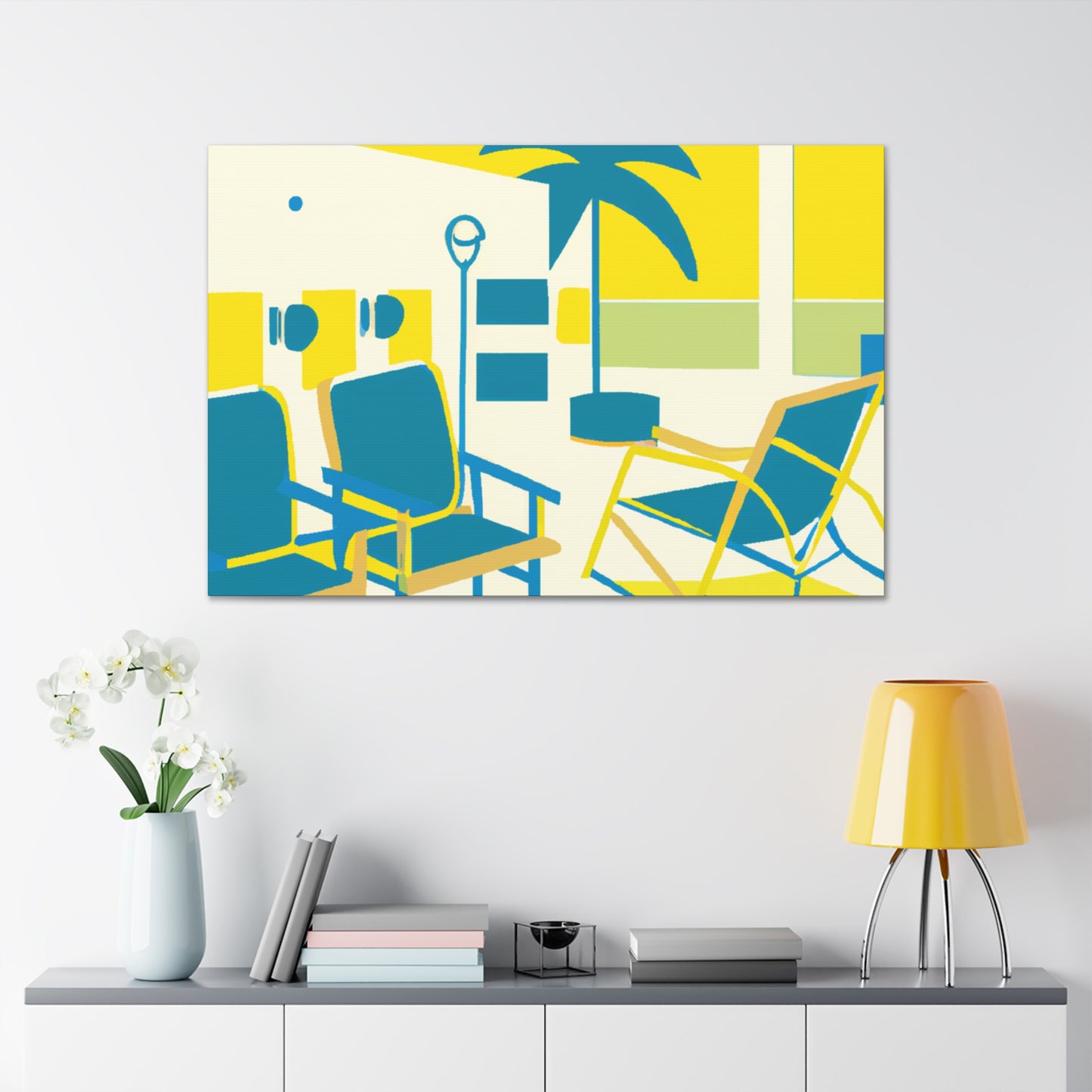 "Arcadian Expression- Midcentury" - Canvas