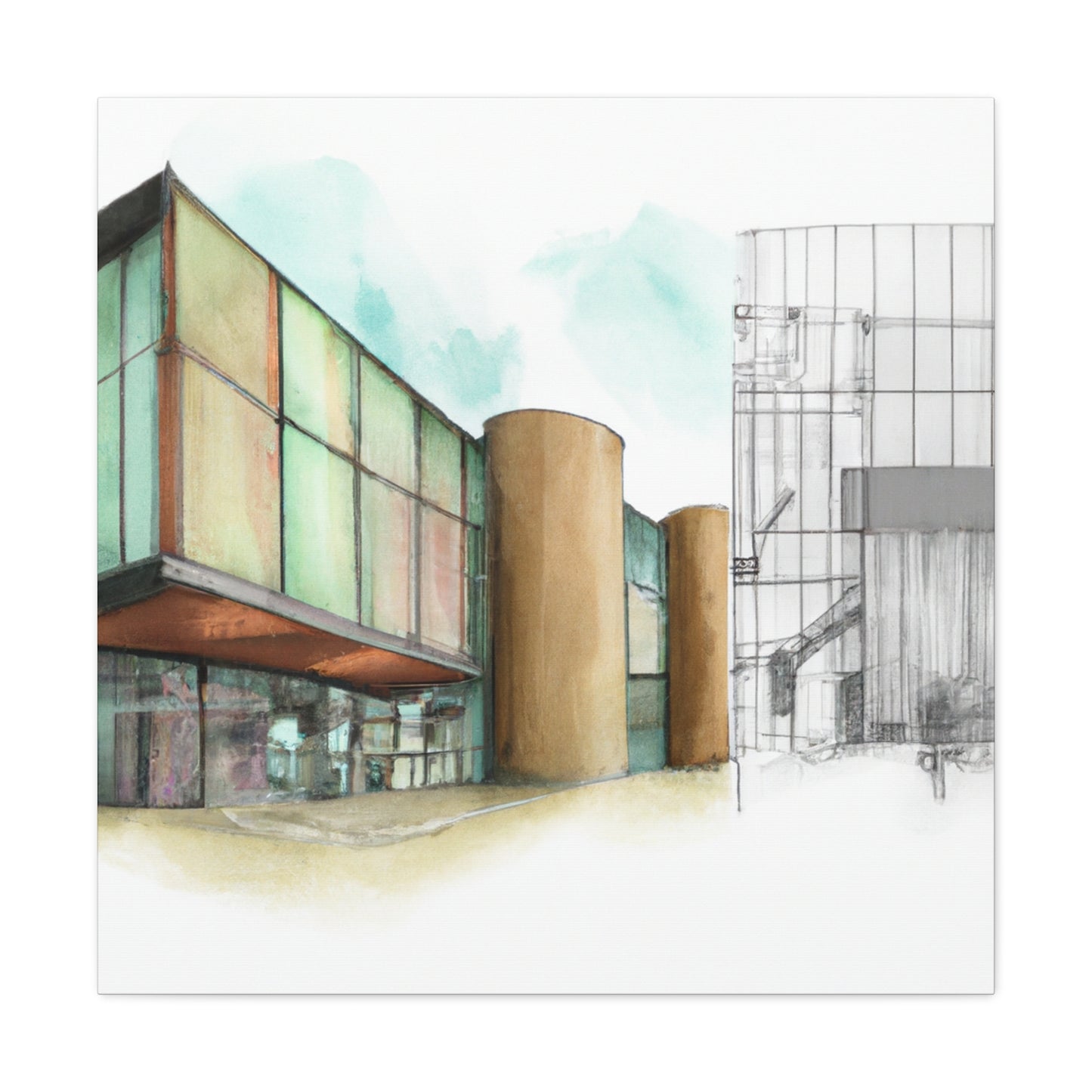 Petrus Rudolphus - Canvas - Architectural
