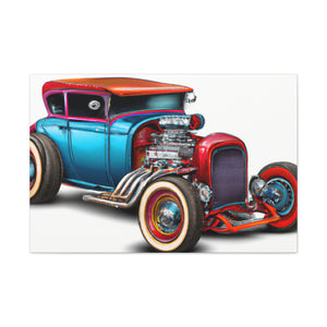 The Flaming Fury - Automobile - Canvas