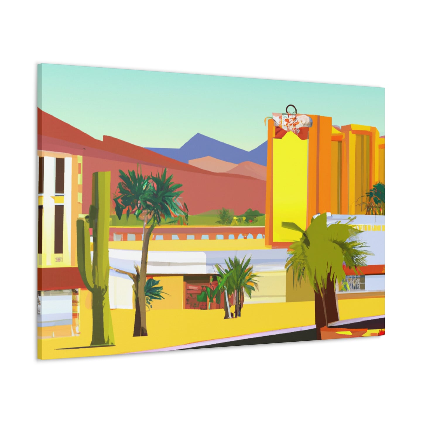 Sandstone Symphony - Architectural - Canvas - Desert