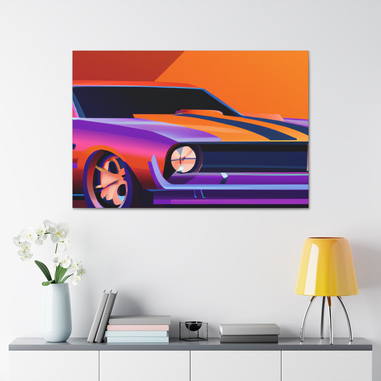 Chopper Rebel - Automobile. - Canvas