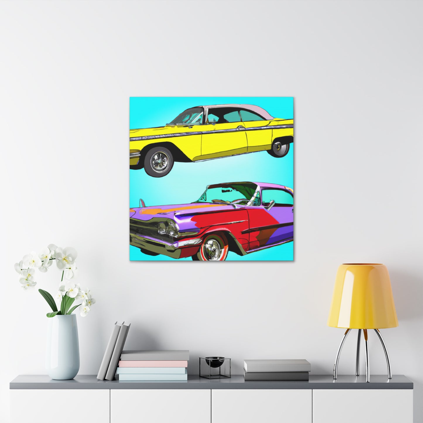 "Vintage Roadsters" - Automobile Canvas