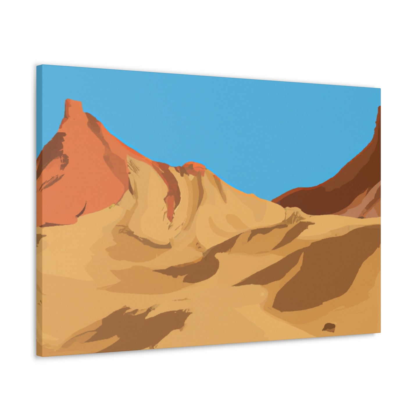 Crimson Mirage-Landscape - Desert Landscape Canvas