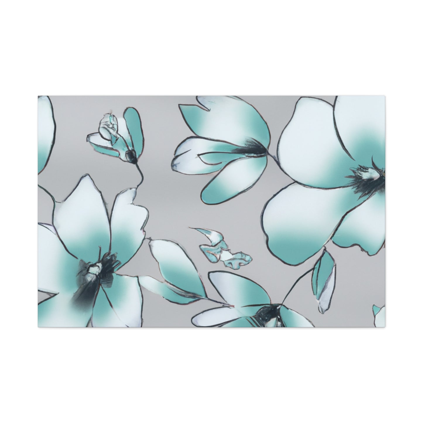 Blushburst - Floral - Canvas