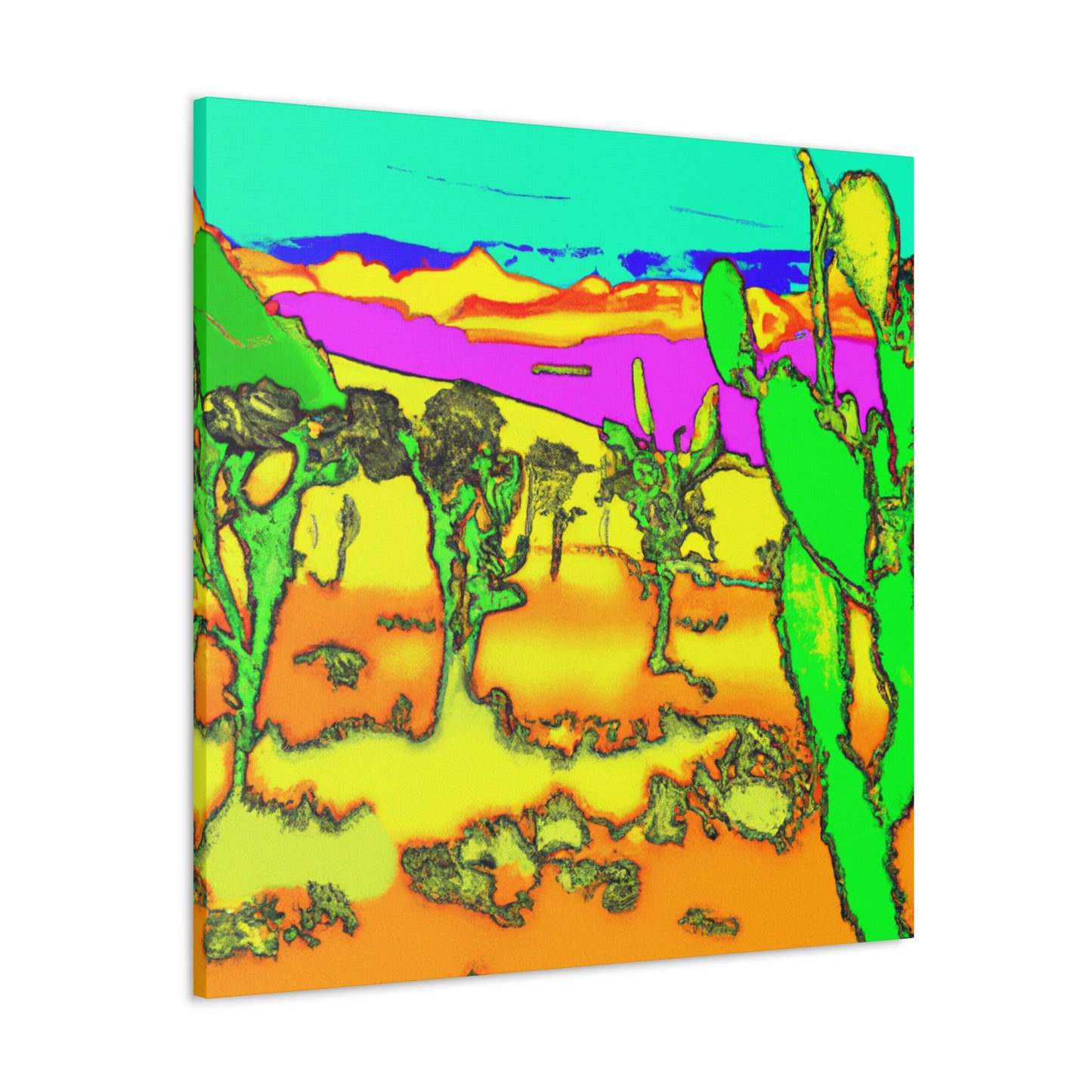 Parched Horizon- Landscape - Canvas