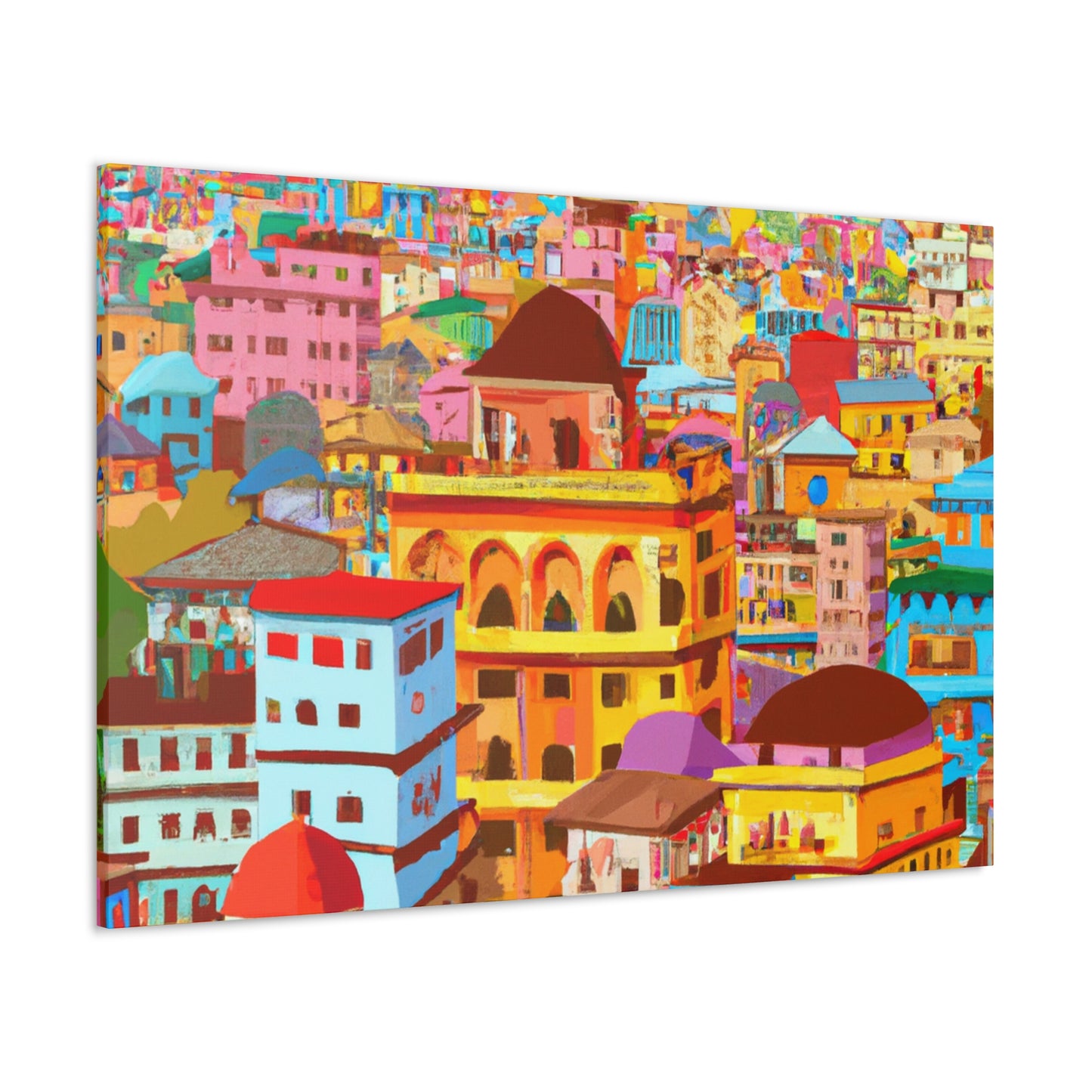 Chaotic Charm - Destination India - Canvas