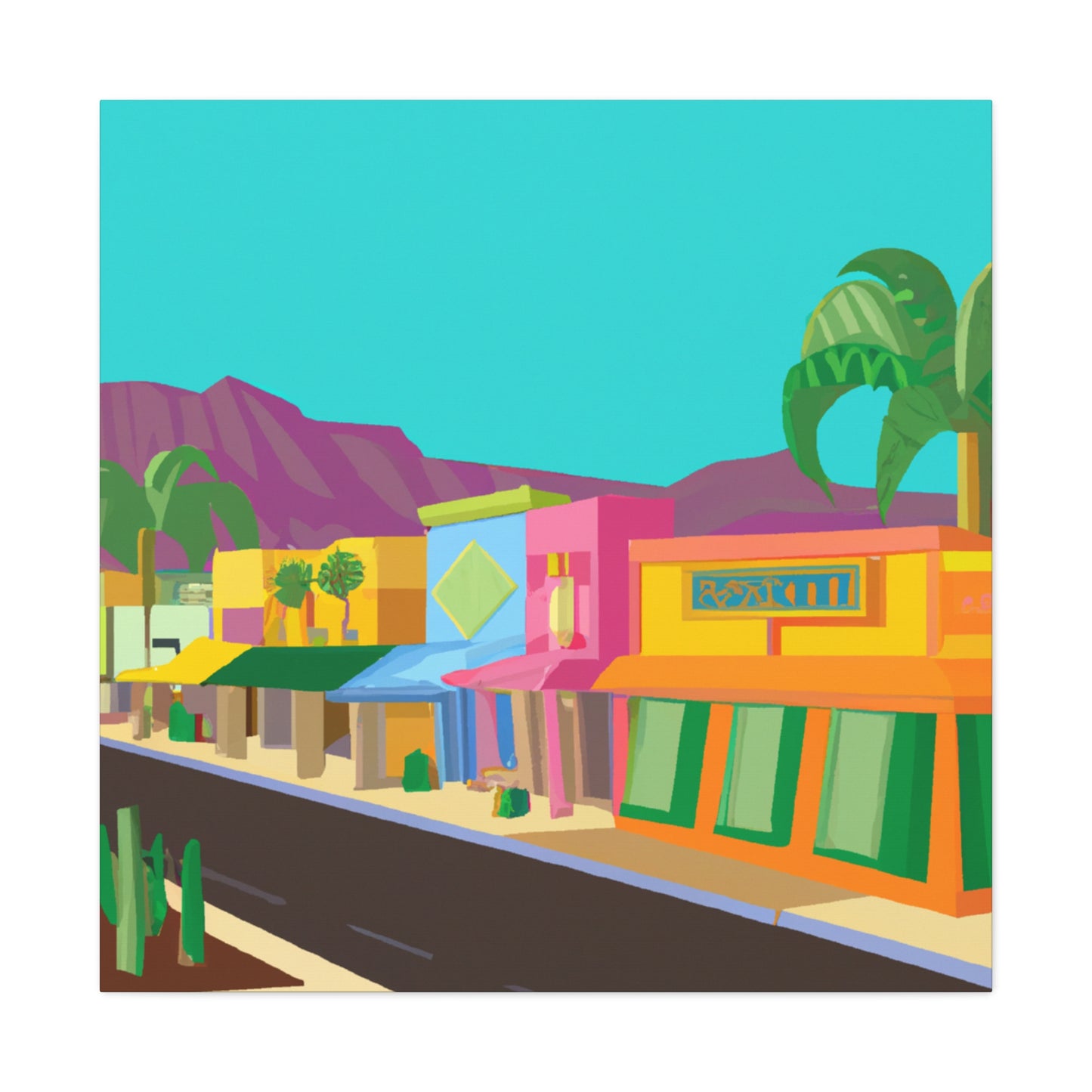 Oasis Delifice - Architectural - Canvas