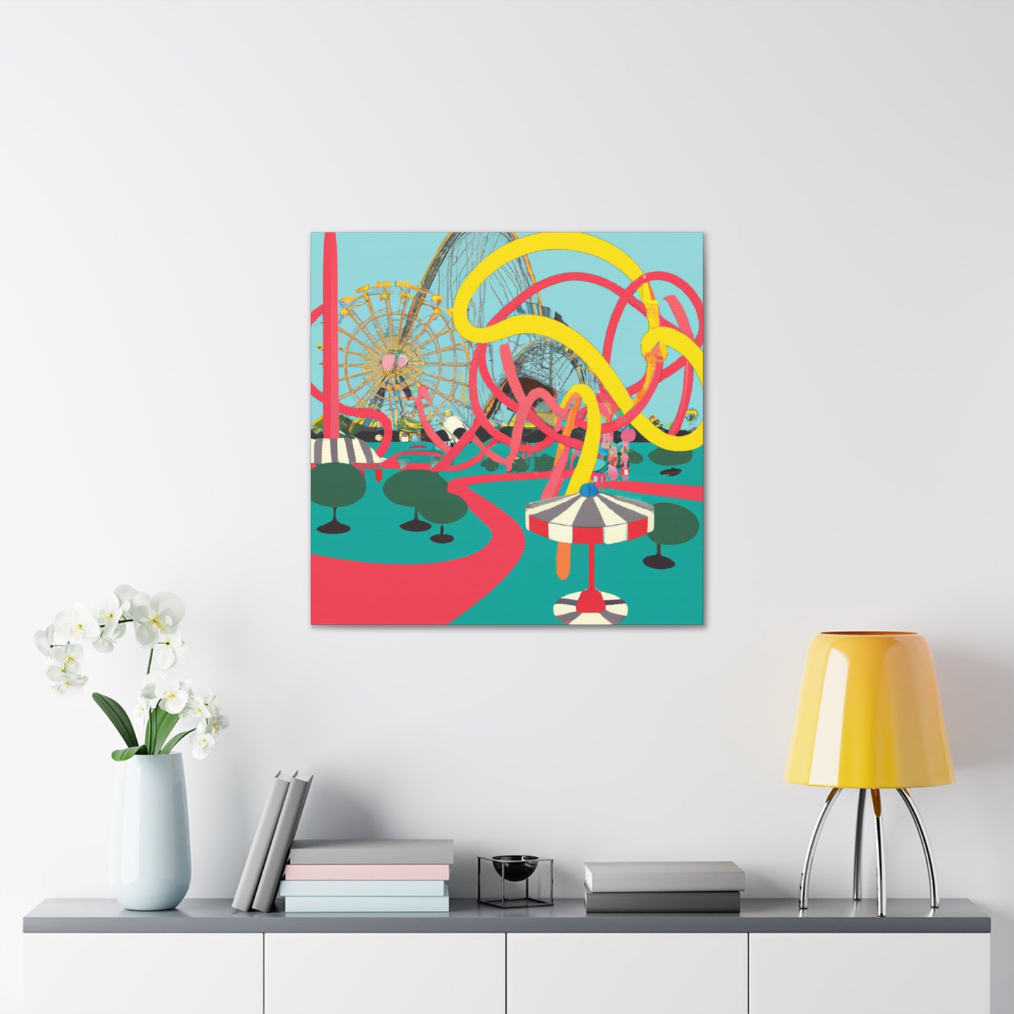 Carnival Valley- Amusement - Canvas