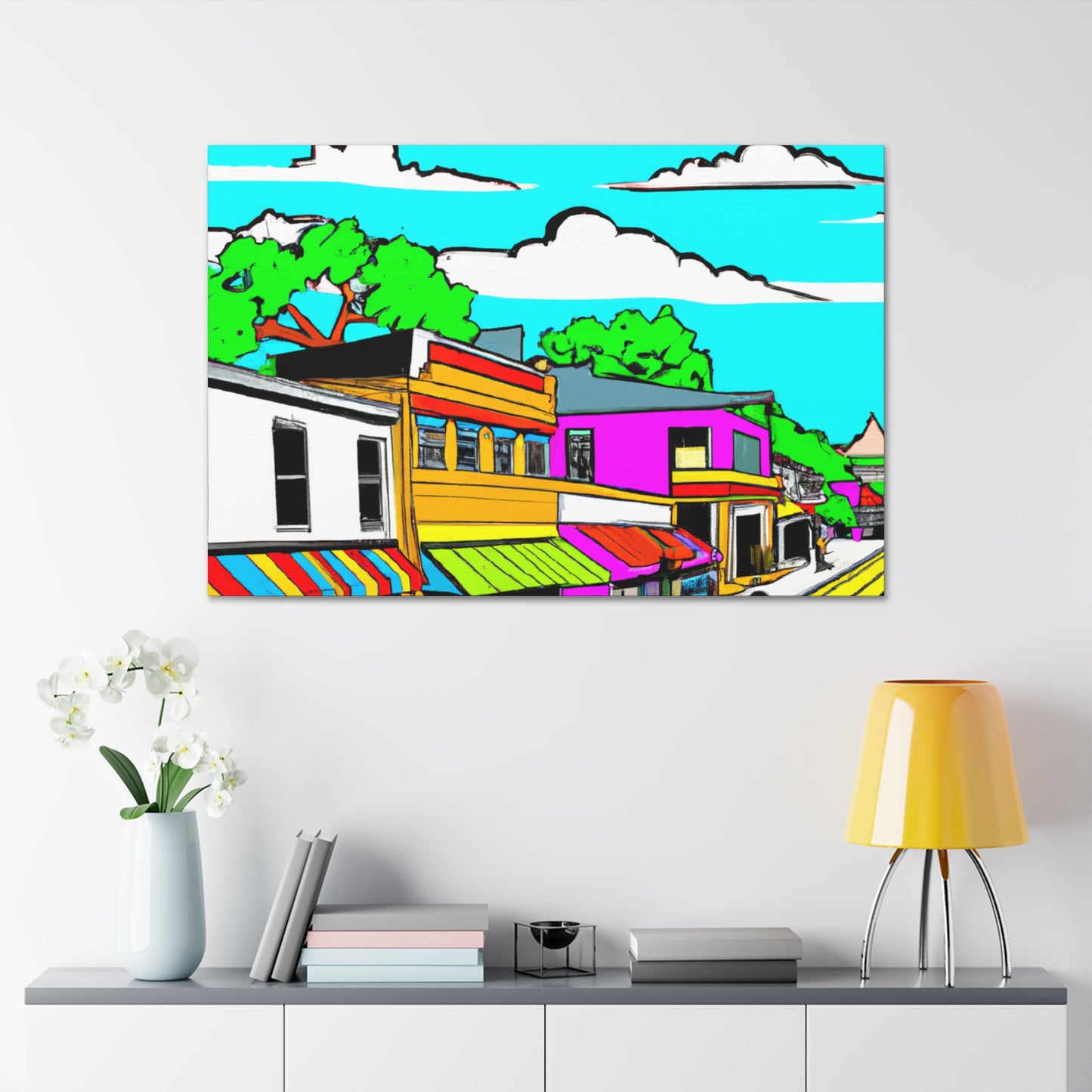 Specialville Avenue - Architectural Canvas Pop Art