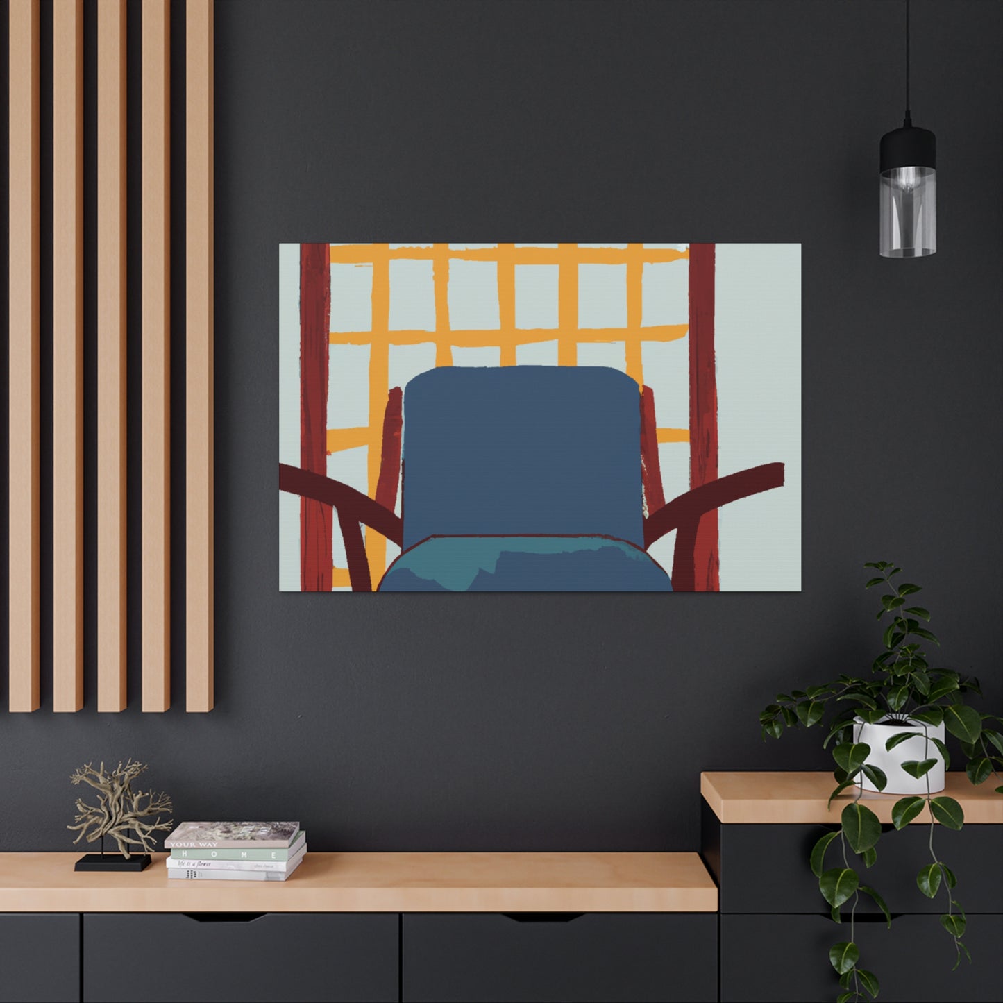 Blueback Flashgleam. - Midcentury Canvas