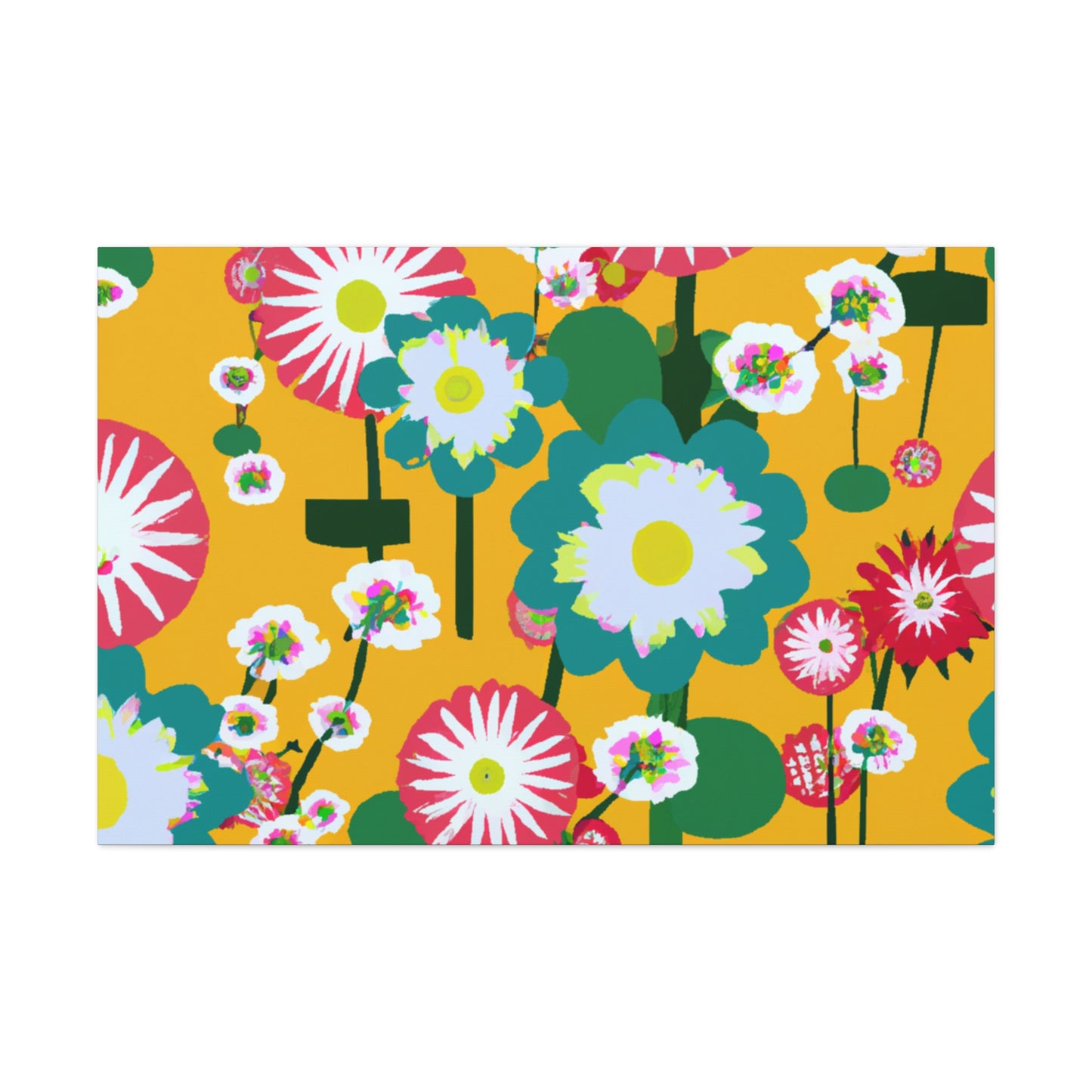 Floral Reflection - Floral Canvas