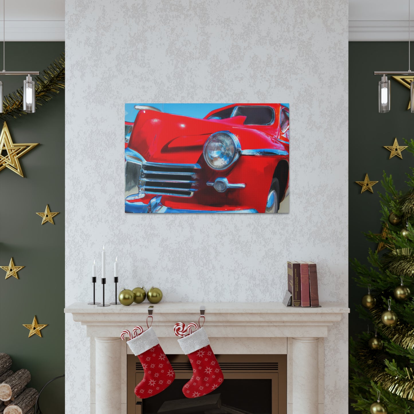 "Red Devil" - Automobile Canvas